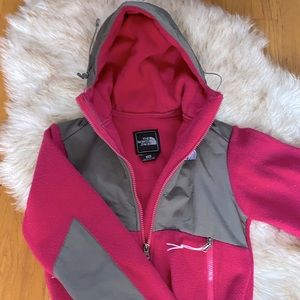 Pink North Face Denali jacket
